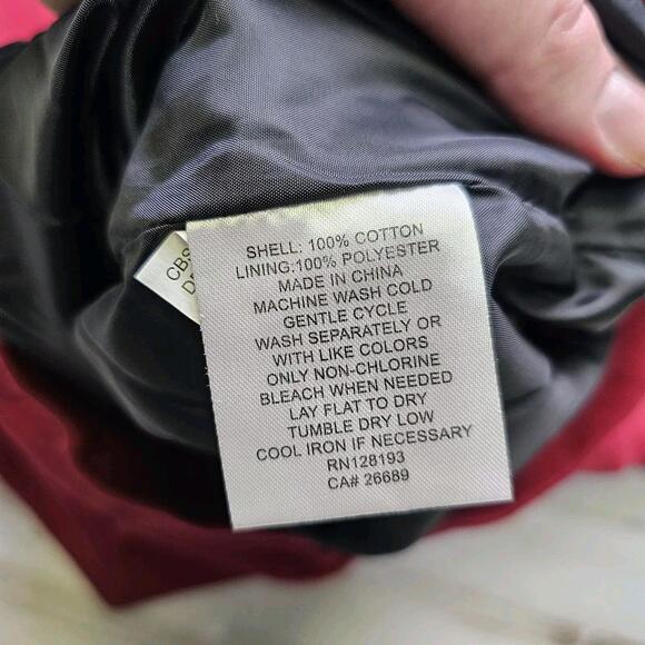 Ping solid red Men's LG Golf Windbreaker 1/4 Zip Pullover Jacket - Lined - Picture 4 of 6